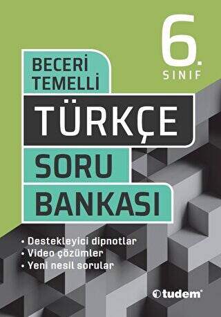 6. Sınıf Türkçe Beceri Temelli Soru Bankası - 1