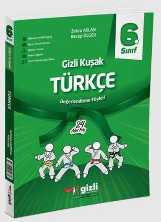 6. Sınıf Türkçe Gizli Kuşak Değerlendirme Föyleri - 1