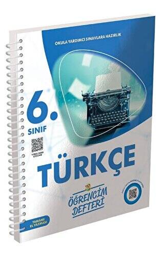 6. Sınıf Türkçe Öğrencim Defteri - 1