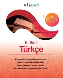 6. Sınıf Türkçe Öğrenim Föyleri - 1