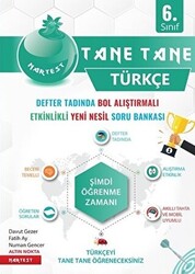 6. Sınıf Türkçe Tane Tane Defter Tadında Soru Bankası - 1