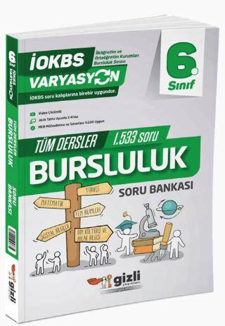 6. Sınıf Varyasyon Tüm Dersler Bursluluk Soru Bankası - 1