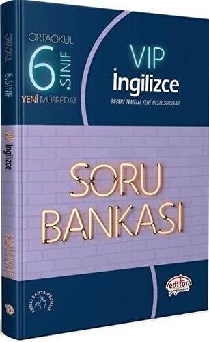 6. Sınıf VIP İngilizce Soru Bankası - 1