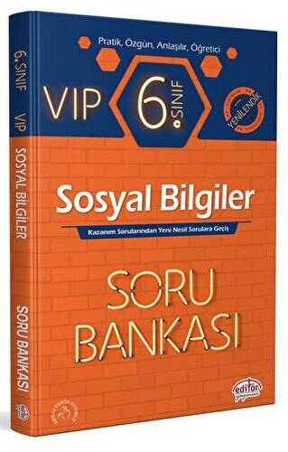 6. Sınıf VIP Sosyal Bilgiler Soru Bankası - 1