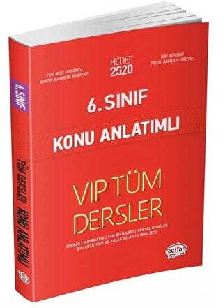 6. Sınıf VIP Tüm Dersler Konu Anlatımlı - 1