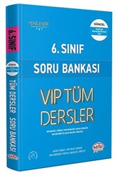 6. Sınıf VIP Tüm Dersler Soru Bankası Mavi Kitap - 1