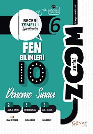 6. Sınıf Zoom Serisi Fen Bilimleri 10`lu Deneme Sınavı - 1