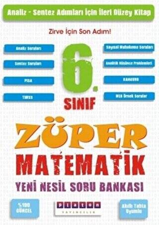 6. Sınıf Züper Matematik Yeni Nesil Soru Bankası Satın Al: İstanbul ...