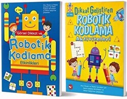 6+ Yaş İçin Temel Robotik Kodlama Aktiviteleri Seti 2 Kitap Takım - 1