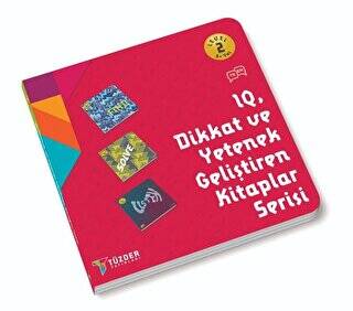 6+ Yaş IQ Dikkat ve Yetenek Geliştiren Kitaplar Serisi Level 2 - 1