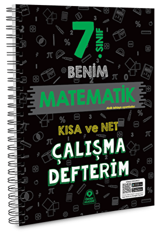 7. Sınıf Benim Matematik Çalışma Defterim - 1