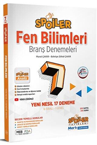 7. Sınıf Branş Fen Bilimleri Deneme - 1