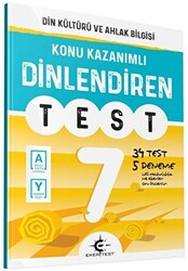 7. Sınıf Din Kültürü ve Ahlak Bilgisi Dinlendiren Test - 1