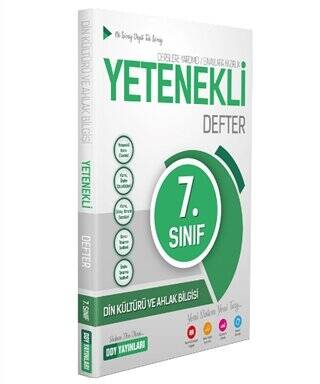 7. Sınıf Din Kültürü ve Ahlak Bilgisi Yetenekli Defter - 1