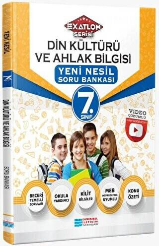 7. Sınıf Exatlon Serisi Din Kültürü ve Ahlak Bilgisi Yeni Nesil Soru Bankası - 1