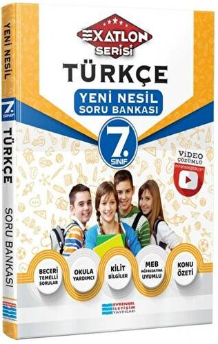 7. Sınıf Exatlon Serisi Türkçe Yeni Nesil Soru Bankası - 1