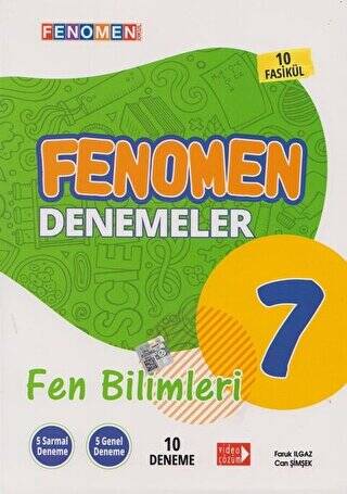 7. Sınıf Fen Bilimleri 10 Deneme Fenomen Okul Yayınları - 1