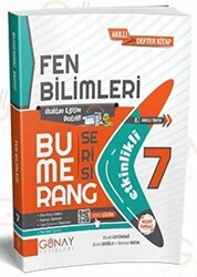 7. Sınıf Fen Bilimleri Bumerang Serisi Etkinlikli Akıllı Defter - 1