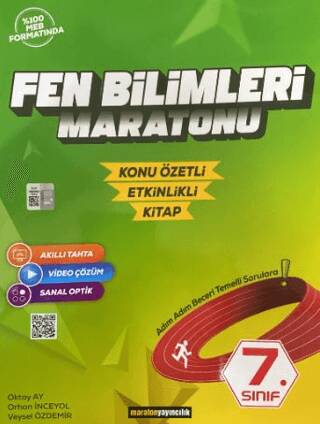 7. Sınıf Fen Bilimleri Maratonu Konu Özetli - Etkinlikli Kitap - 1