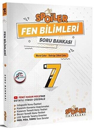 7. Sınıf Fen Bilimleri Spoiler Soru Bankası - 1