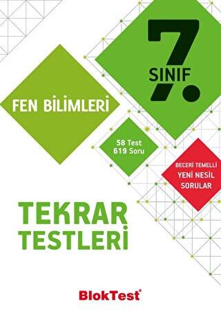 7. Sınıf Fen Bilimleri Tekrar Testleri - 1