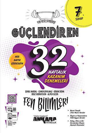 7. Sınıf Güçlendiren 32 Haftalık Fen Bilimleri Kazanım Denemeleri - 1