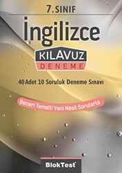 7. Sınıf İngilizce Kılavuz Deneme - 1