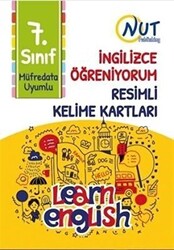 7. Sınıf İngilizce Öğreniyorum Resimli Kelime Kartları - 1