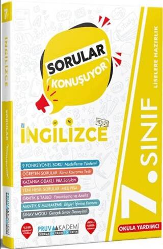 7. Sınıf İngilizce Sorular Konuşuyor Soru Bankası - 1