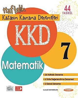 7. Sınıf Matematik Kazanım Kavrama Denemeleri Satın Al: İstanbul Kitapçısı