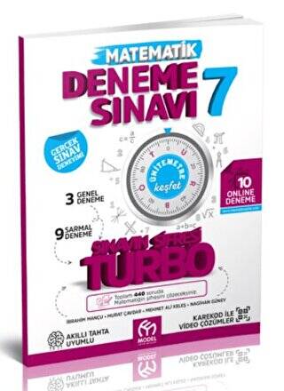 7. Sınıf Matematik Sınavın Şifresi Turbo 3 Genel 9 Sarmal Deneme Sınavı Model Eğitim Yayınları - 1