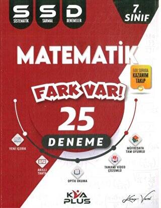 7. Sınıf Matematik Sistematik 25 Sarmal Deneme - 1