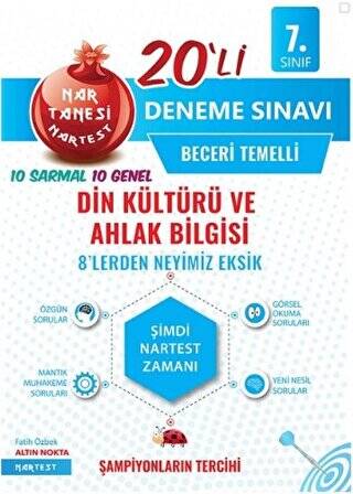 7. Sınıf Mavi Din Kültürü 20 Deneme Sınavı - 1