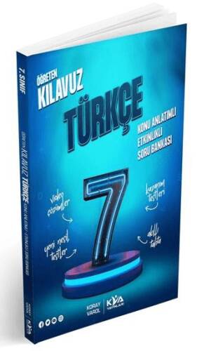 7. Sınıf Öğreten Kılavuz Türkçe Konu Anlatımlı Etkinlikli Soru Bankası - 1