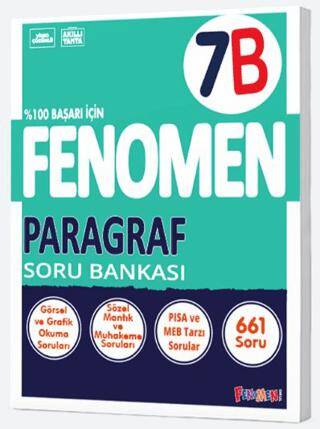 7. Sınıf Paragraf Fenomen Soru Bankası - 1