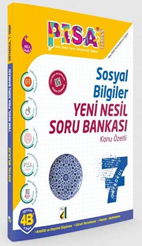 7. Sınıf Pisa Sosyal Bilgiler Yeni Nesil Soru Bankası - 1