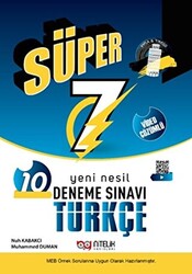 7. Sınıf Türkçe 10 Deneme Sınavı - 1