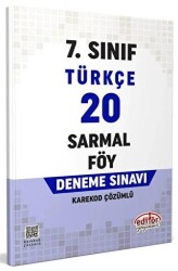 7. Sınıf Türkçe 20 Sarmal Föy Deneme Sınavı - 1