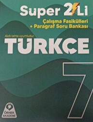 7. Sınıf Türkçe Süper 2`li Çalışma Fasikülleri + Paragraf Soru Bankası - 1