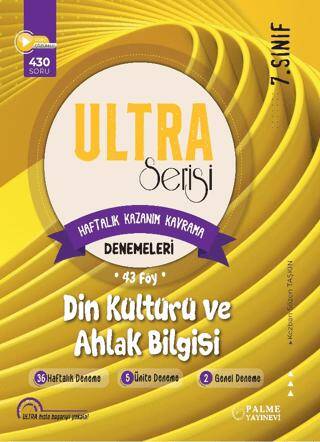 7. Sınıf Ultra Serisi Din Kültürü ve Ahlak Bilgisi Denemeleri 43 Föy - 1