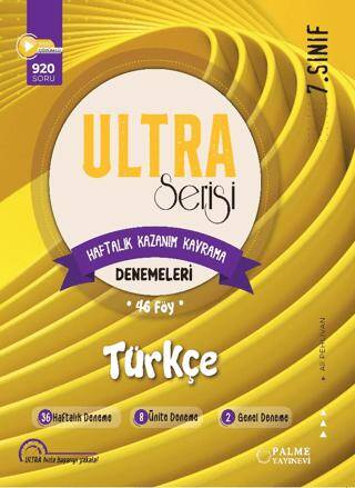 7. Sınıf Ultra Serisi Türkçe Denemeleri 46 Föy - 1