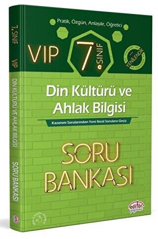 7. Sınıf VIP Din Kültürü ve Ahlak Bilgisi Soru Bankası - 1