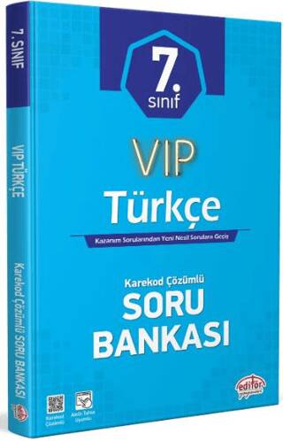 7. Sınıf VIP Türkçe Soru Bankası - 1