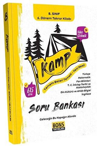 8. Sınıf 1. Dönem Kamp Tekrar Kitabı Soru Bankası - 1