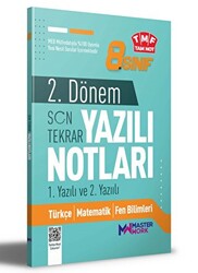 8. Sınıf 2. Dönem 1. ve 2. Yazılı Notları Son Tekrar Master Work - 1