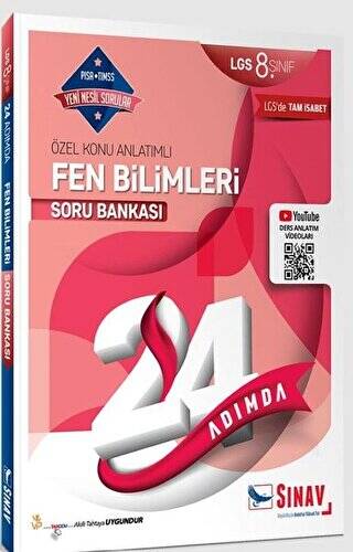 8. Sınıf 24 Adımda Fen Bilimleri Soru Bankası - 1