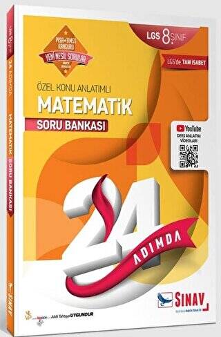 8. Sınıf 24 Adımda Matematik Soru Bankası - 1