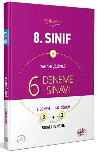 8. Sınıf 6 Deneme Sınavı Tamamı Çözümlü - 1