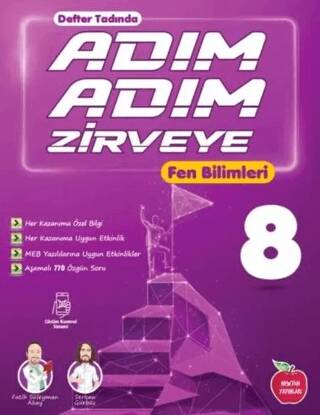 8. Sınıf Adım Adım Zirveye Fen Bilimleri Soru Bankası - 1