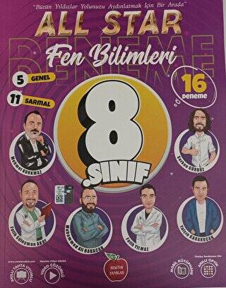 8. Sınıf All Star Fen Bilimleri 16 Deneme - 1